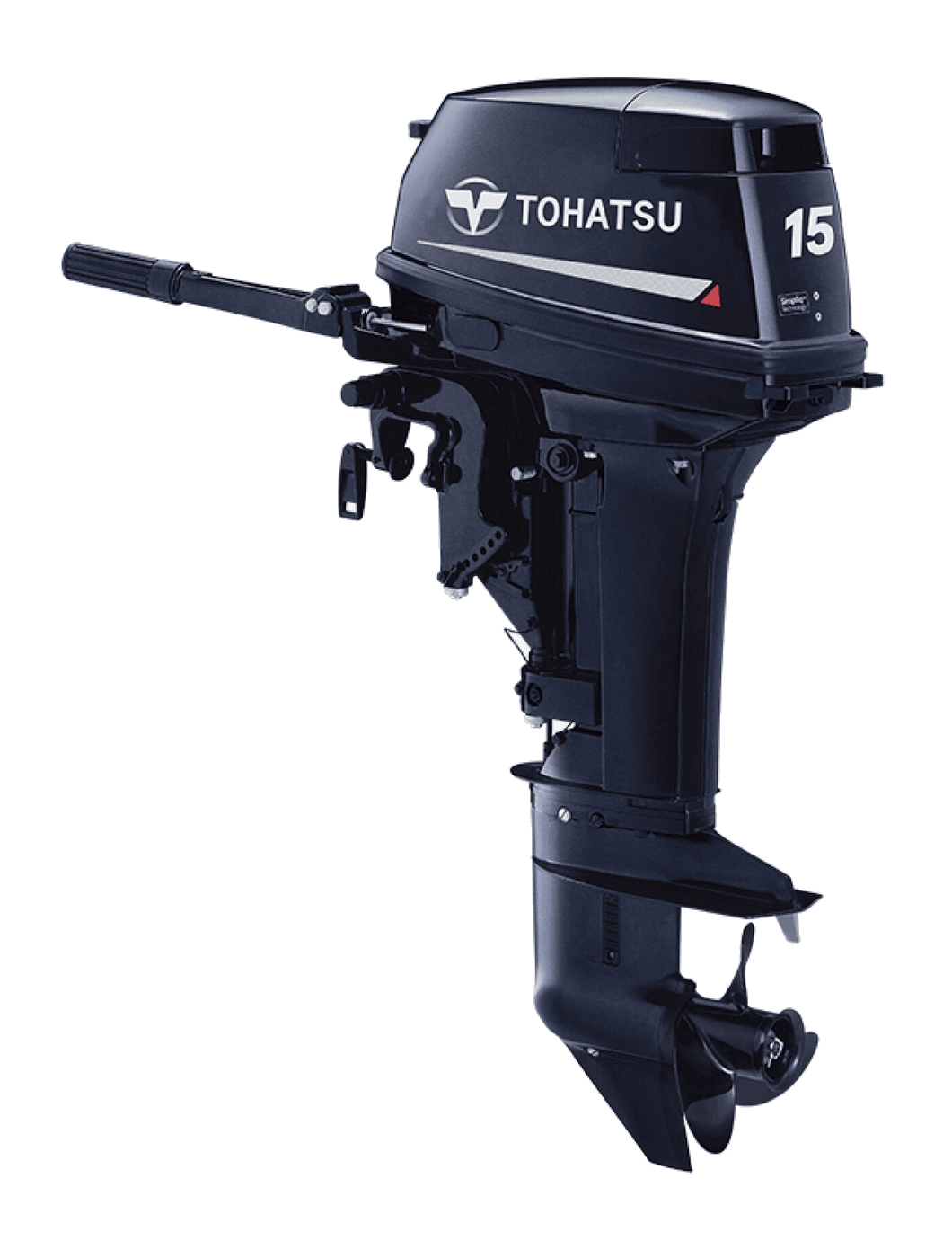 Tohatsu M15D2 outboard — manufacturer product photograph