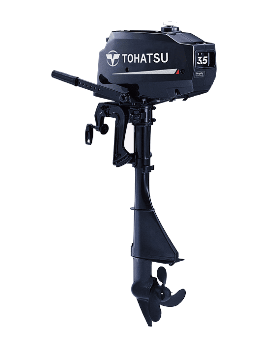 Tohatsu M3.5A2/B2 outboard — manufacturer product photograph