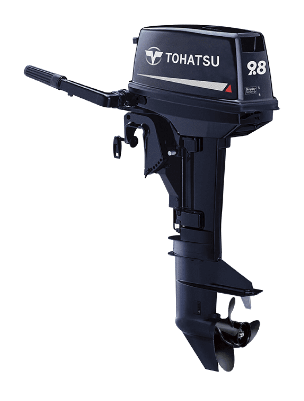 Tohatsu M9.8B outboard — manufacturer product photograph