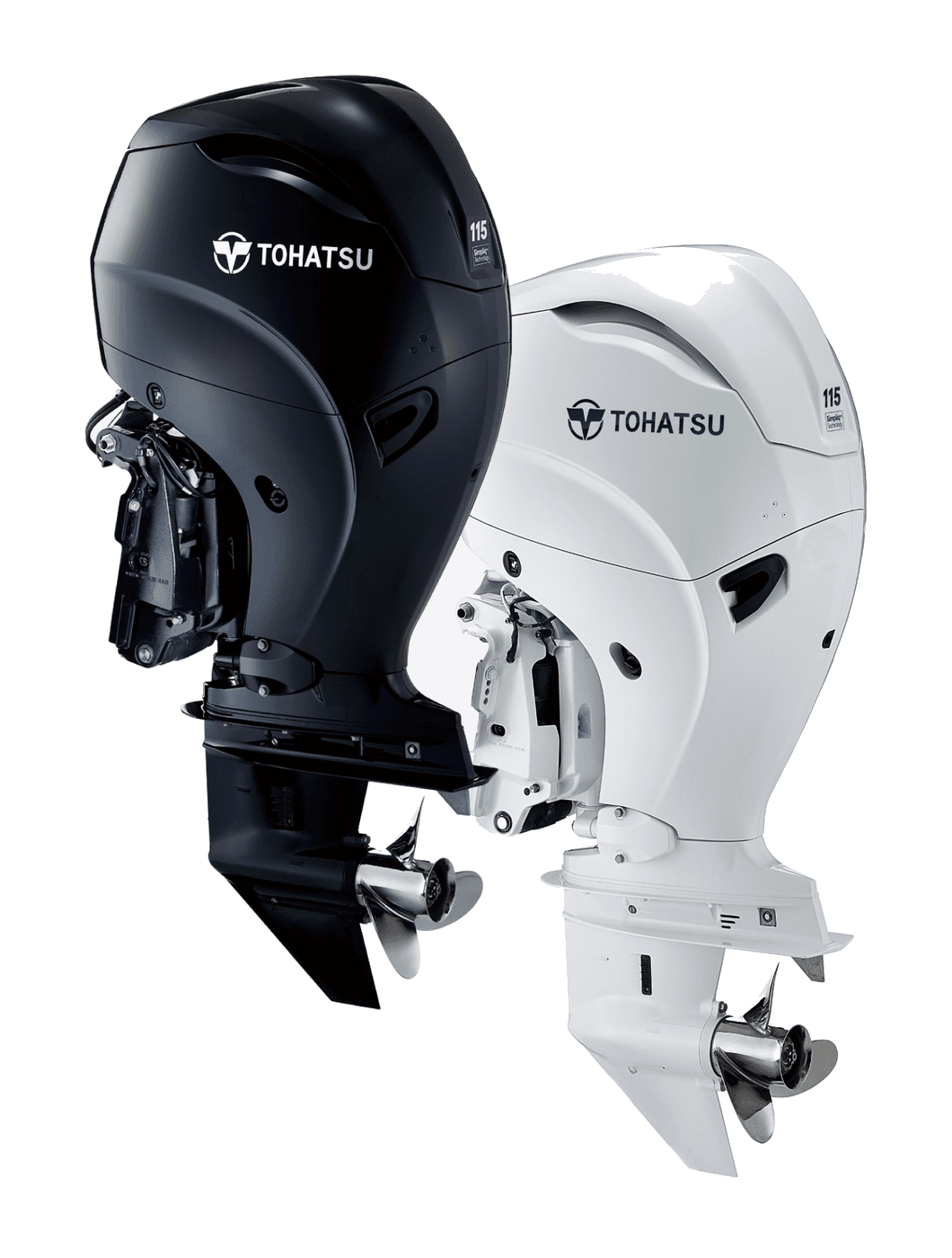 Tohatsu MFS115A outboard — manufacturer product photograph