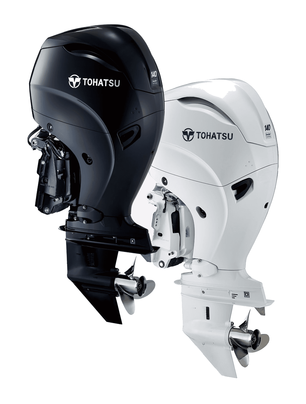 Tohatsu MFS140A outboard — manufacturer product photograph