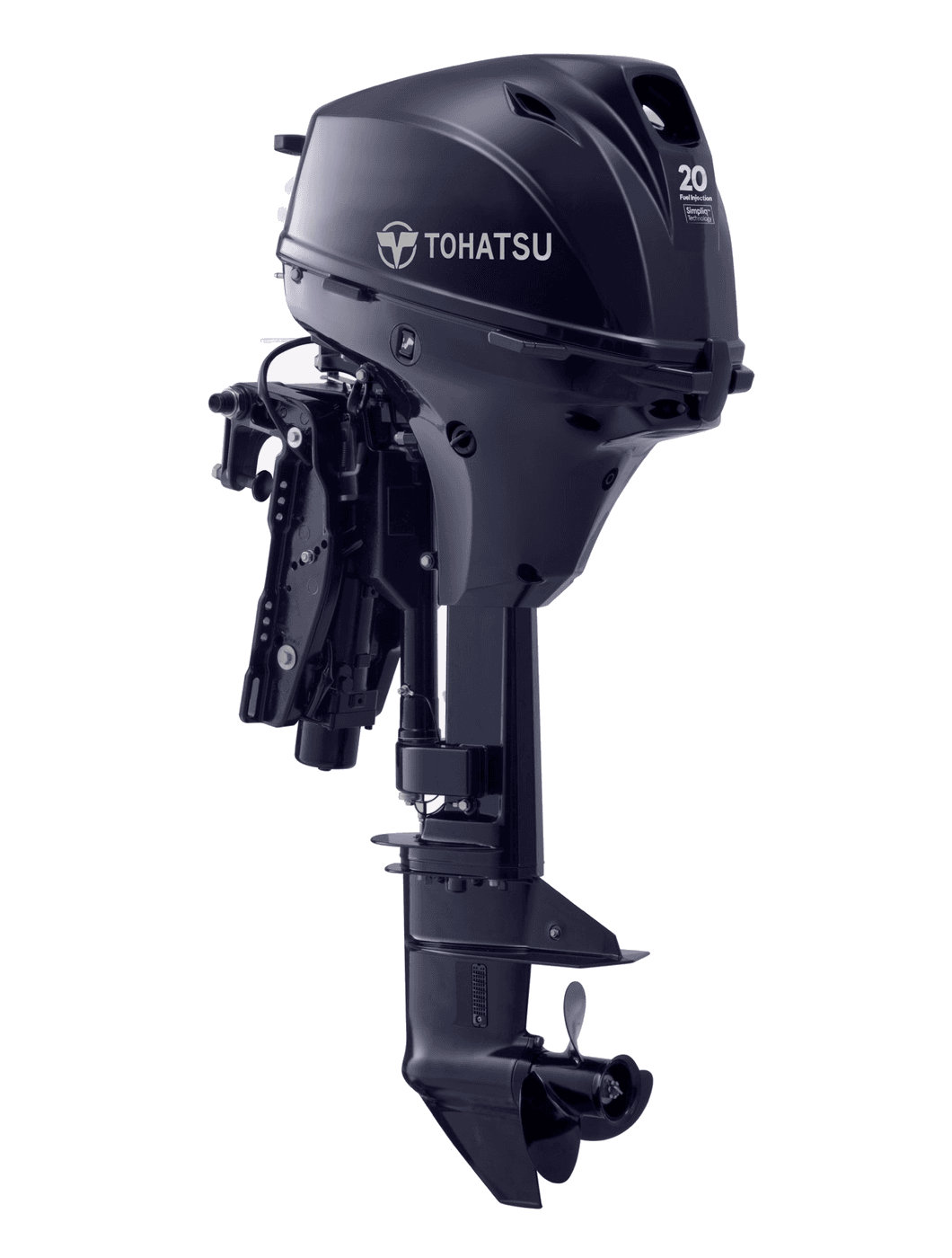 Tohatsu MFS20E outboard — manufacturer product photograph