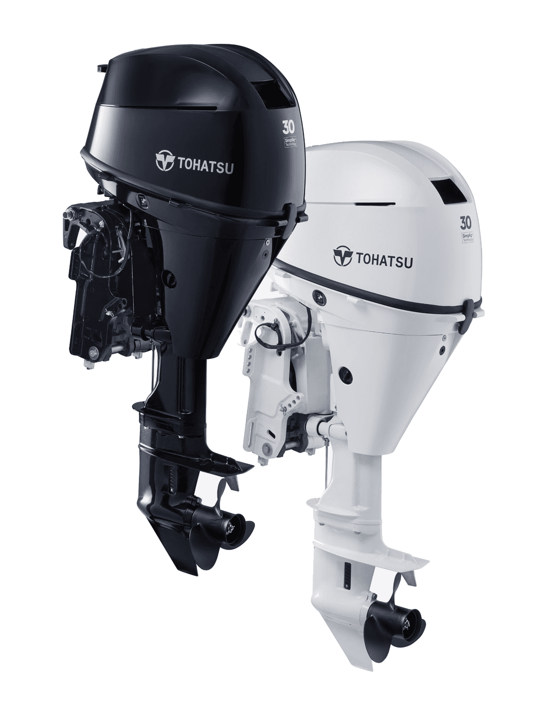 Tohatsu MFS30B outboard — manufacturer product photograph