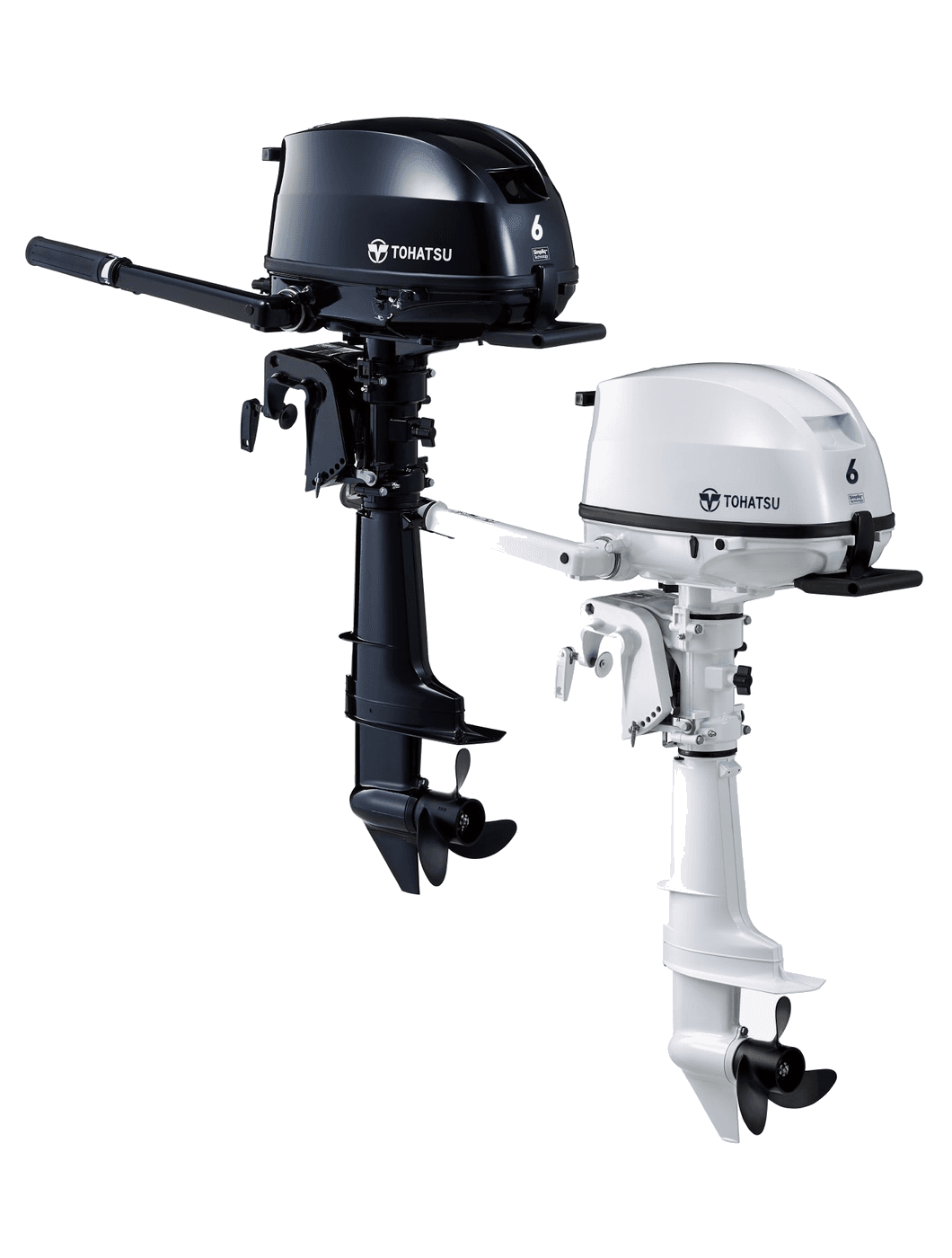 Tohatsu MFS6CD outboard — manufacturer product photograph