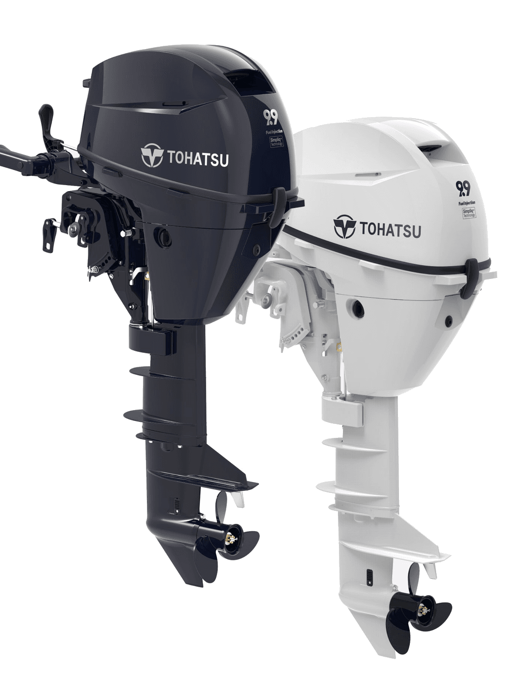 Tohatsu MFS9.9CY outboard — manufacturer product photograph