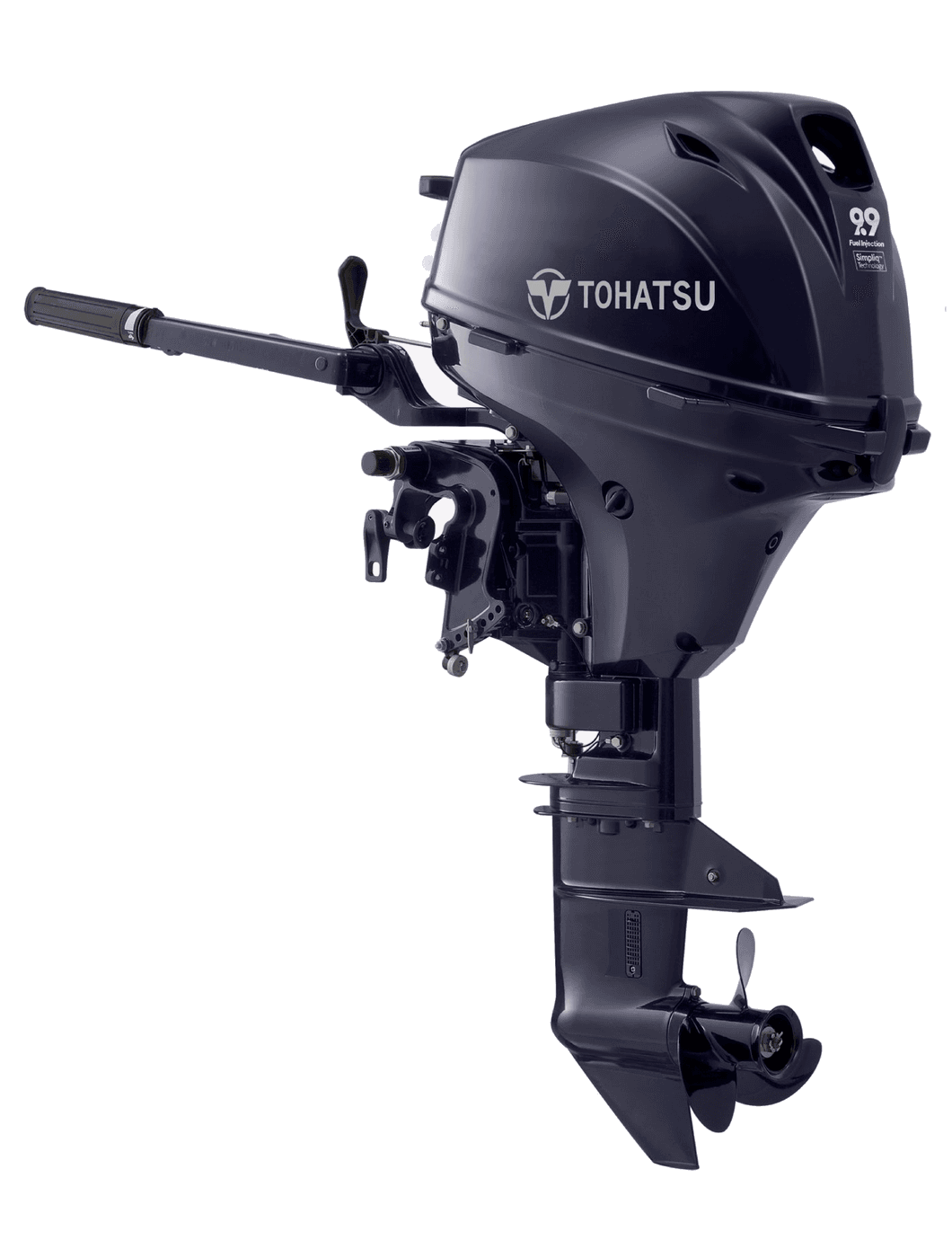 Tohatsu MFS9.9E outboard — manufacturer product photograph