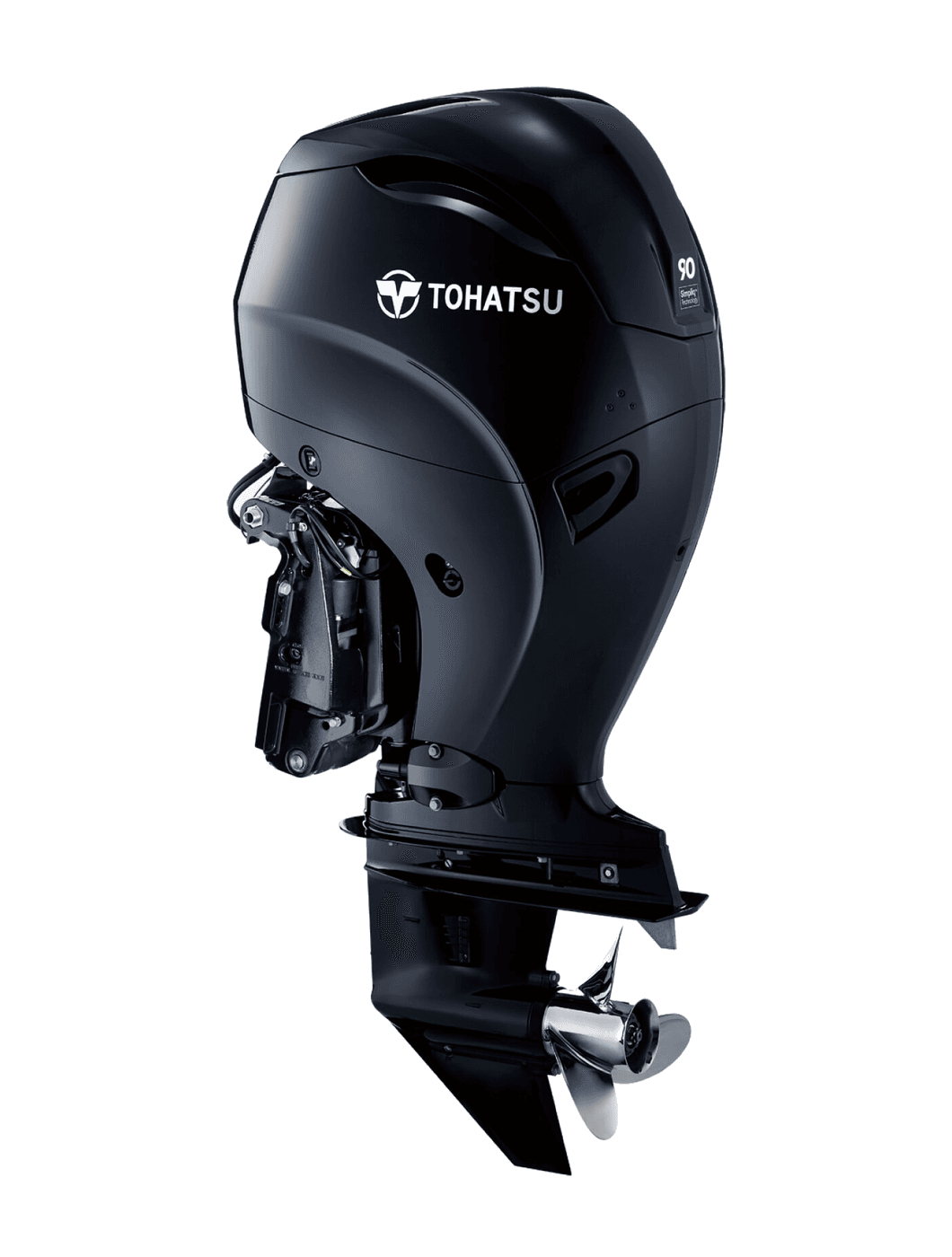 Tohatsu MFS90A outboard — manufacturer product photograph