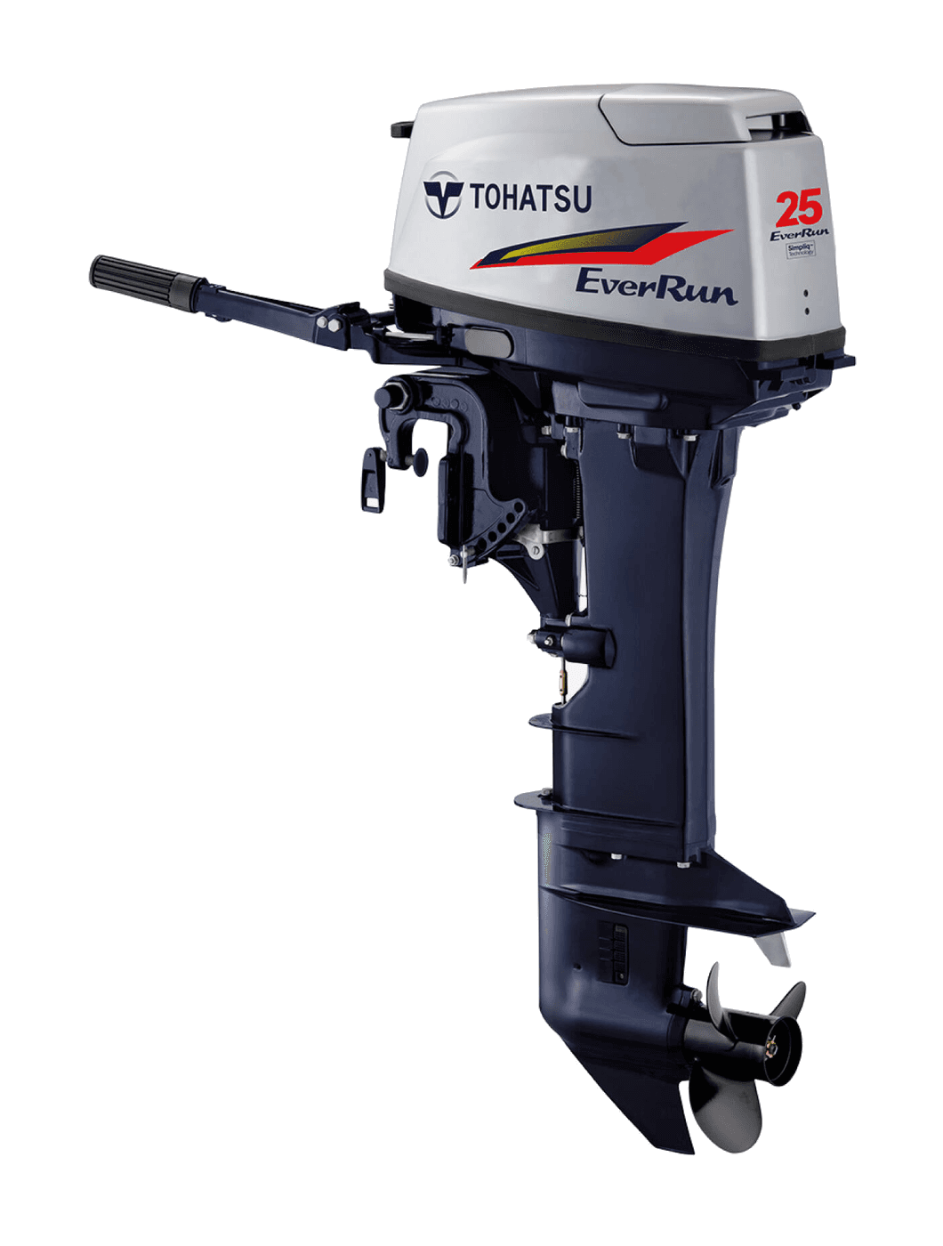 Tohatsu MX25H outboard — manufacturer product photograph