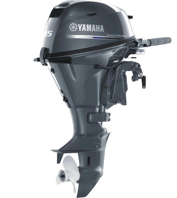 Yamaha F15CMH outboard — manufacturer product photograph