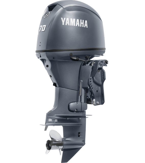 Yamaha F70AET outboard — manufacturer product photograph