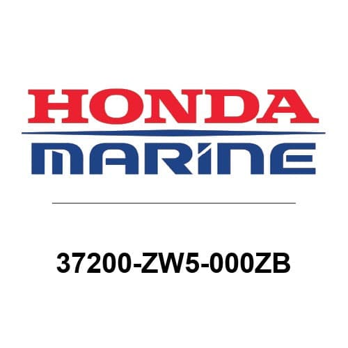 Honda - Speedometer 10 ~ 60 mph Includes Pressure Tubing - Flat Lens - 37200-ZW5-000ZB — product photograph