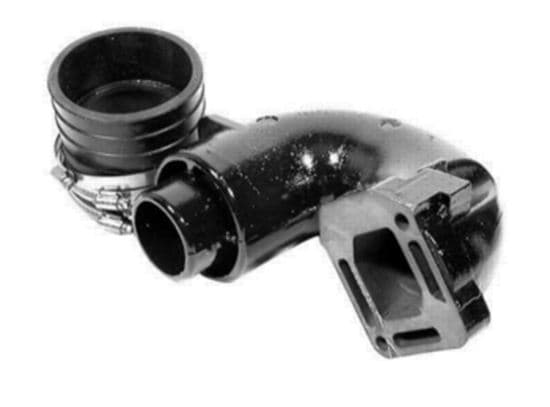 Mercury - Exhaust Elbow - Fits MCM 2.5L & 3.0L/LX - 12076A2 — product photograph