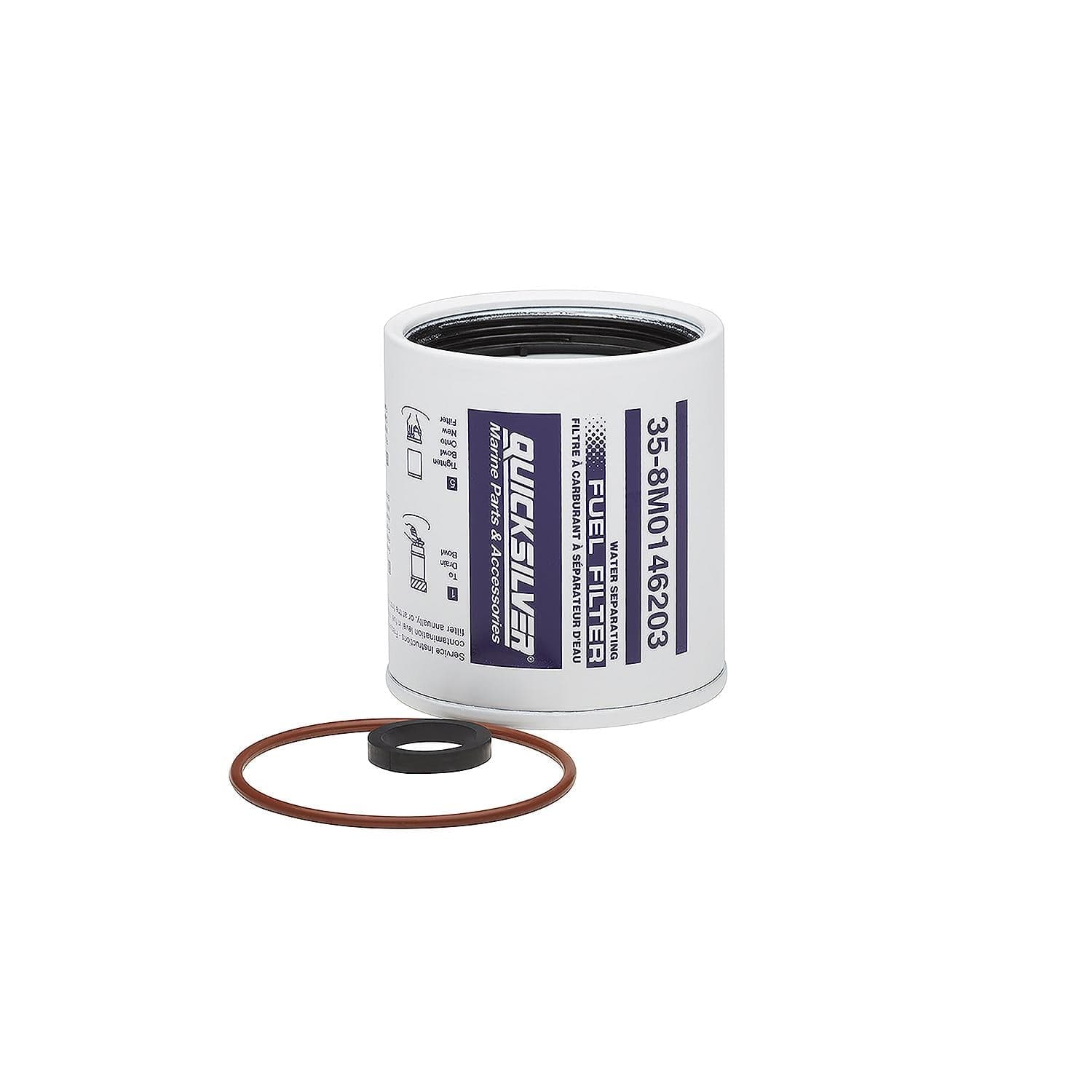 Mercury – Water Separating Fuel Filter | Quicksilver Filtration Series | 10-Micron Element | 8M0146203 — product photograph