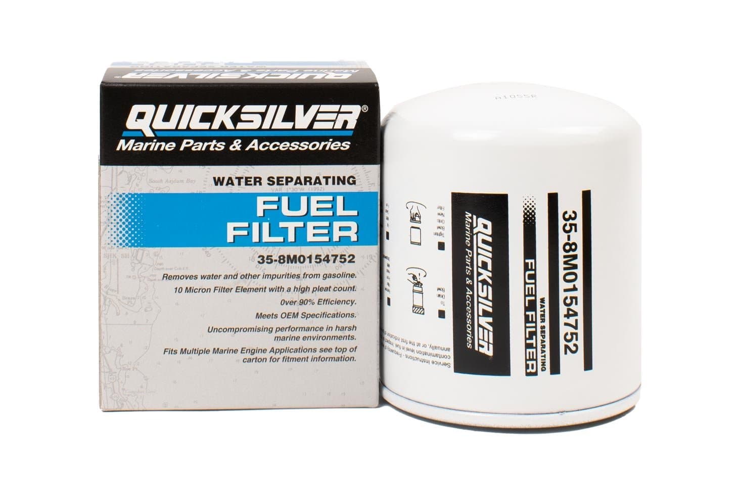 Mercury – Water Separating Fuel Filter | Yamaha-Compatible Series | Marine-Grade Construction | 8M0154752 — product photograph