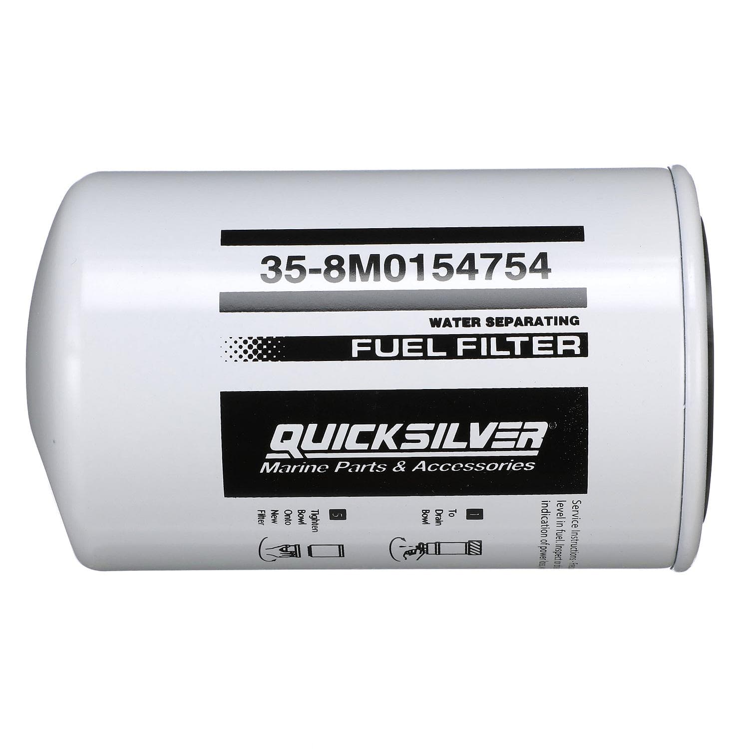 Mercury – Water Separating Fuel Filter | High-Capacity Filtration | Marine-Grade Construction | 8M0154754 — product photograph
