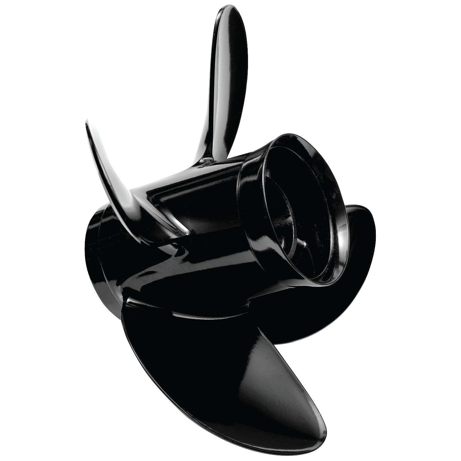 Mercury – SpitFire Propeller | 9.3" Diameter x 11" Pitch | Right-Hand Rotation | Four Blades | Aluminum | Satin Finish | 8M8026655 — product photograph