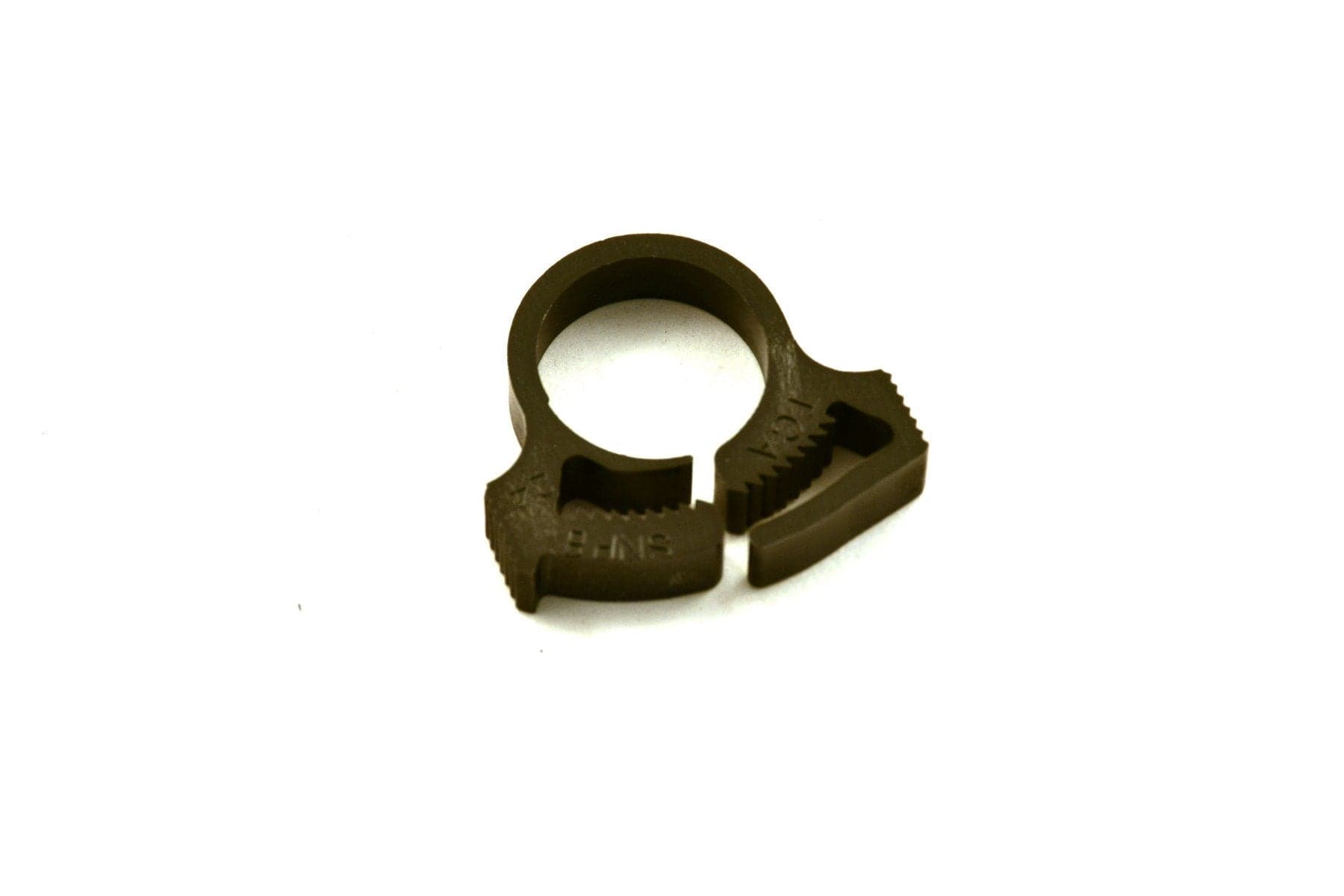 Mercury MerCruiser Fuel Line Snapper Clamp - 5/16 inch I.D. fuel line - gray color - 54-41582T7 — product photograph