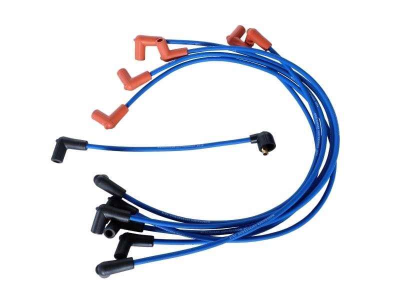 Mercury Mercruiser - Spark Plug Wire Kit - Blue - Fits GM V-6 262 CID Engines with Thunderbolt IV Ignition - 84-863656A04 — product photograph