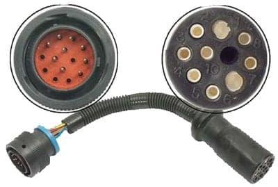 Mercury – Ignition Harness Adapter Non DTS 14 Pin to 10 Pin | 84-866337T01 — product photograph