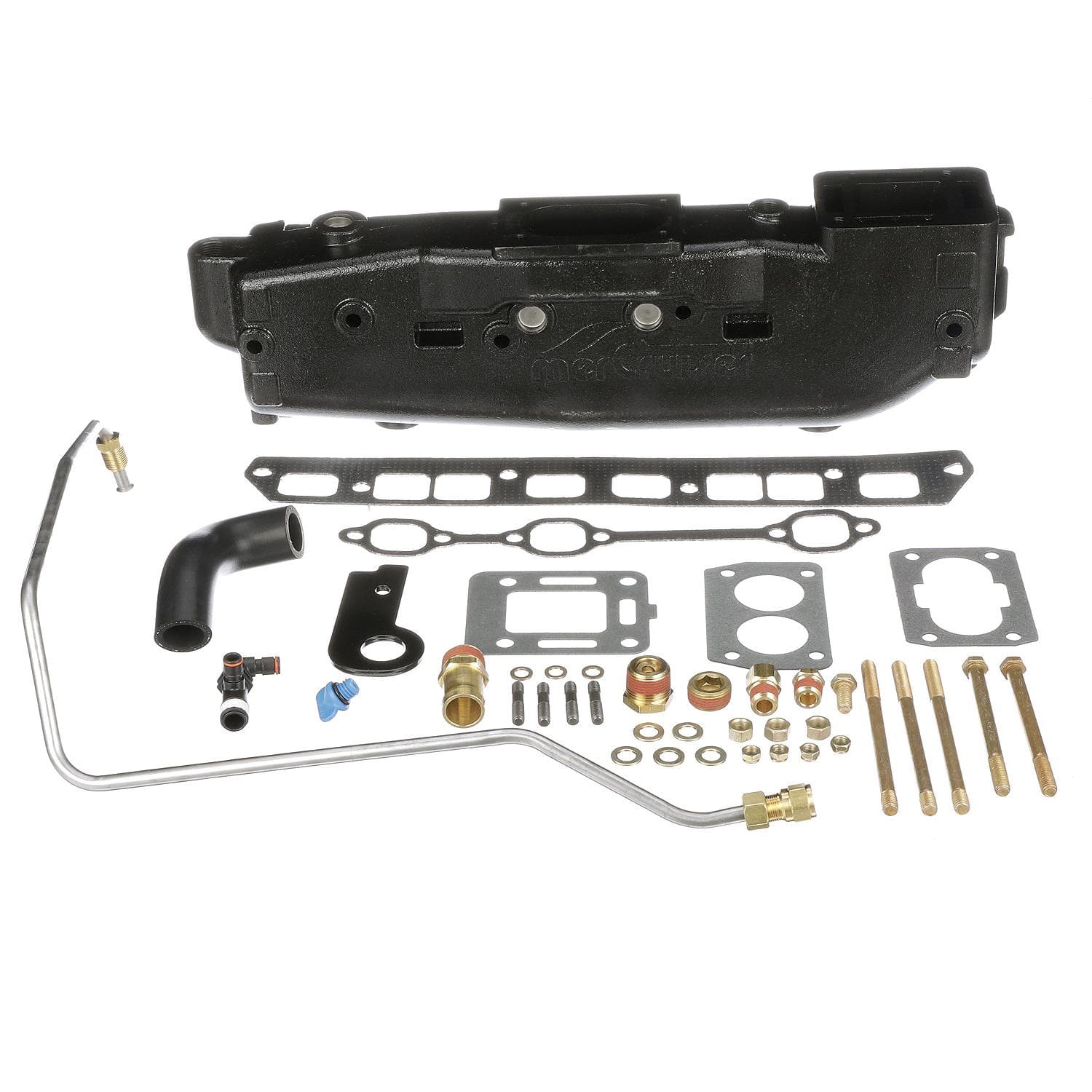 Quicksilver – Exhaust Manifold Kit | MerCruiser 3.0L Engines | Cast Iron Coated Finish | 860235A03 — product photograph