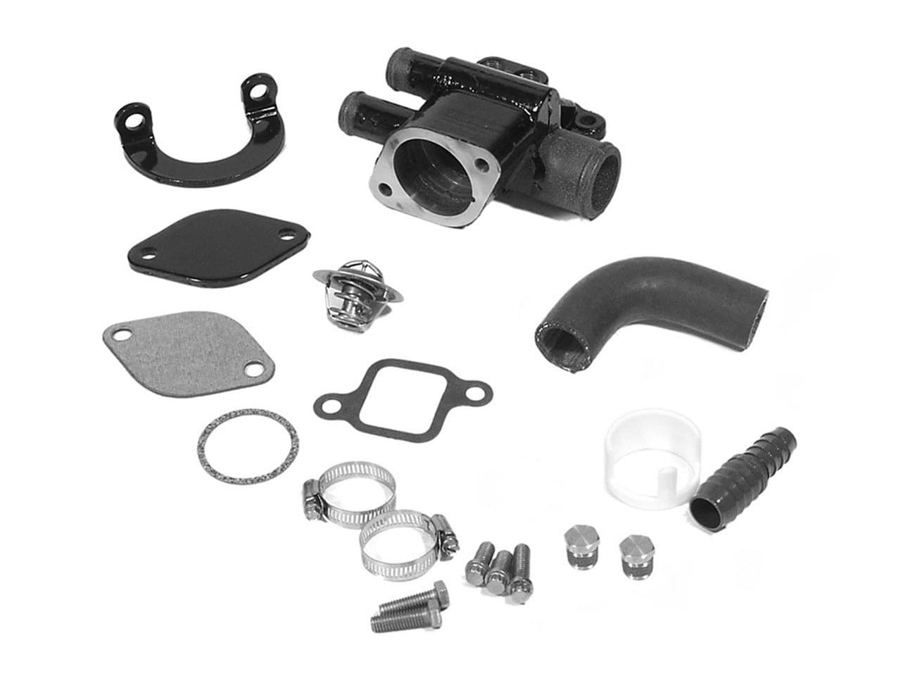 Mercury - Thermostat Housing Kit - Fits MCM 120/2.5L, 140/3.0L/LX & 160/165/200 - 861493A07 — product photograph
