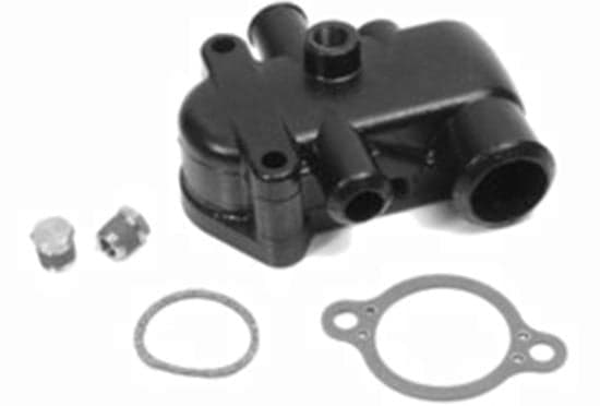 Mercury - Thermostat Housing - Fits MCM/MIE 4.3L, 5.0L, 5.7L & 6.2L MPI with 1 or 3 Point Drain System - 863457A2 — product photograph