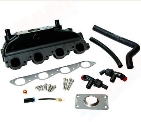 Mercury - Exhaust Manifold Conversion Kit - Water Rails to Cast Iron Exhaust Manifolds w/o Water Rails - Fits MCM/MIE 496 Mag & 8.1S Engines - 866178A02 — product photograph