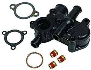 Mercury - Thermostat Housing - Fits MCM/MIE 4.3L, 5.0L, 5.7L & 6.2L MPI EC Engines with Standard Cooling - 879172A11 — product photograph