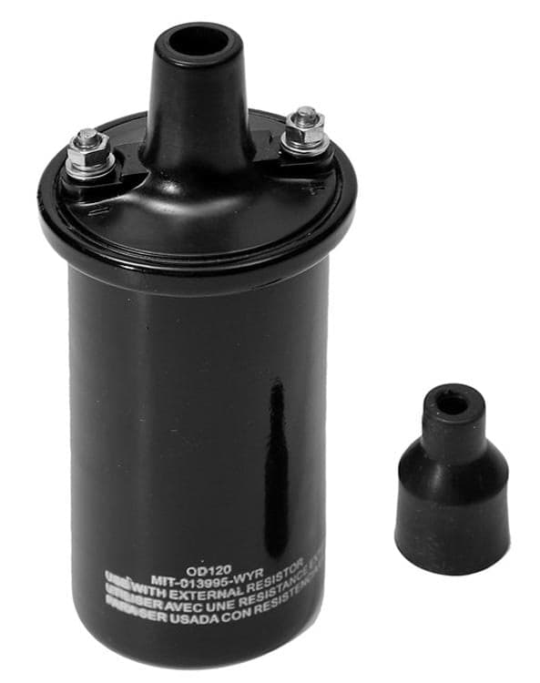 Mercury Mercruiser - Ignition Coil - Fits MCM 4 Cylinder V-6 & V-8 Engines with Conventional Ignition and some Outboard Applications - 898253T24 — product photograph