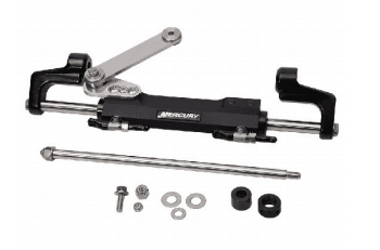 Mercury - Hydraulic Cylinder with Compression Style Fittings - Fits 135-300 HP OPTI Max Outboards & 4 Cylinder Verado - 8M0050097 — product photograph