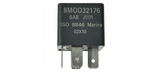 Mercury Mercruiser - Relay - Fits 150 EFI FourStroke, MCM 4.5L and 6.2L MPI - 8M0057697 — product photograph