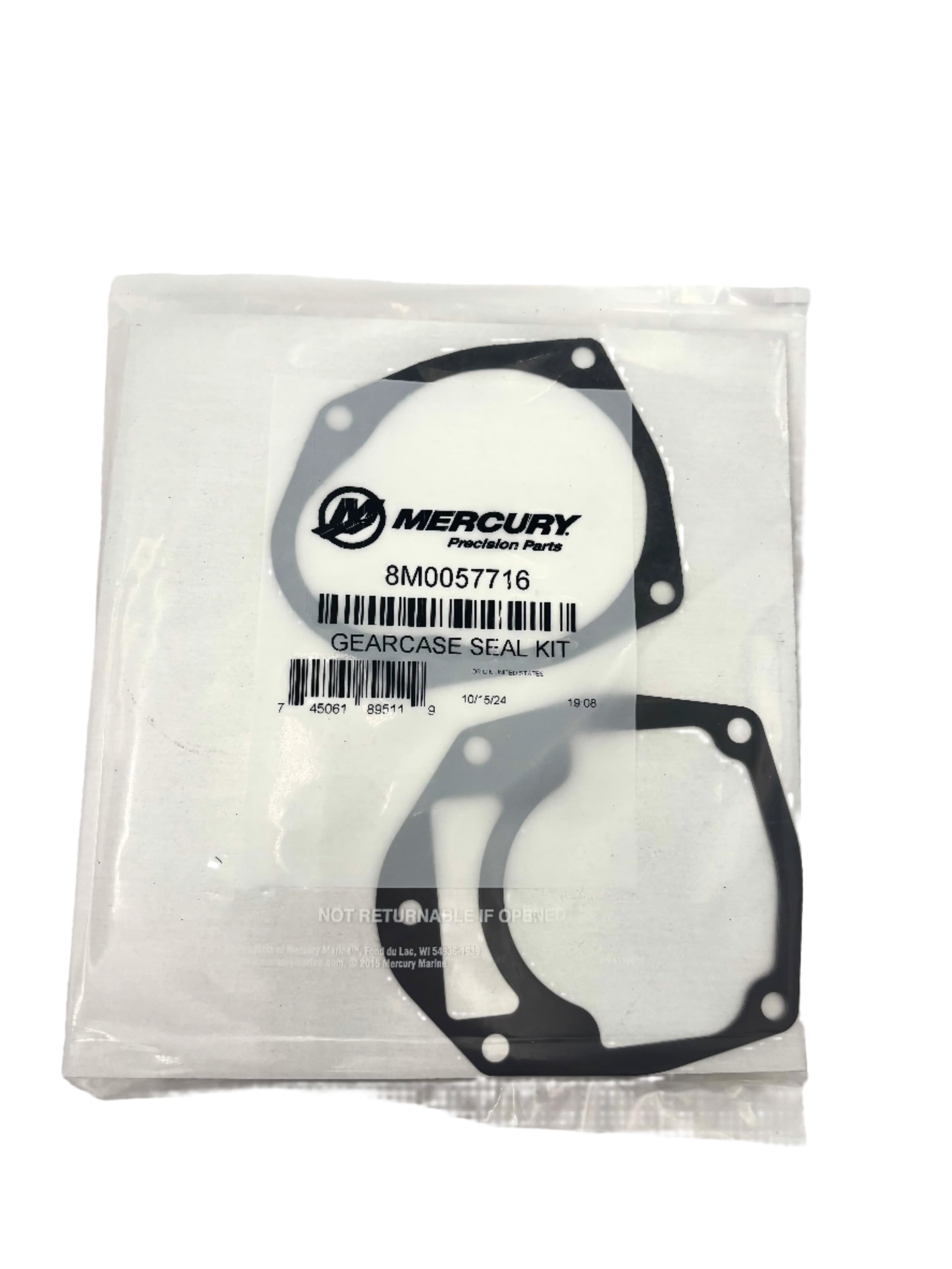 Mercury - Gearcase seal kit - 8M0057716 — product photograph