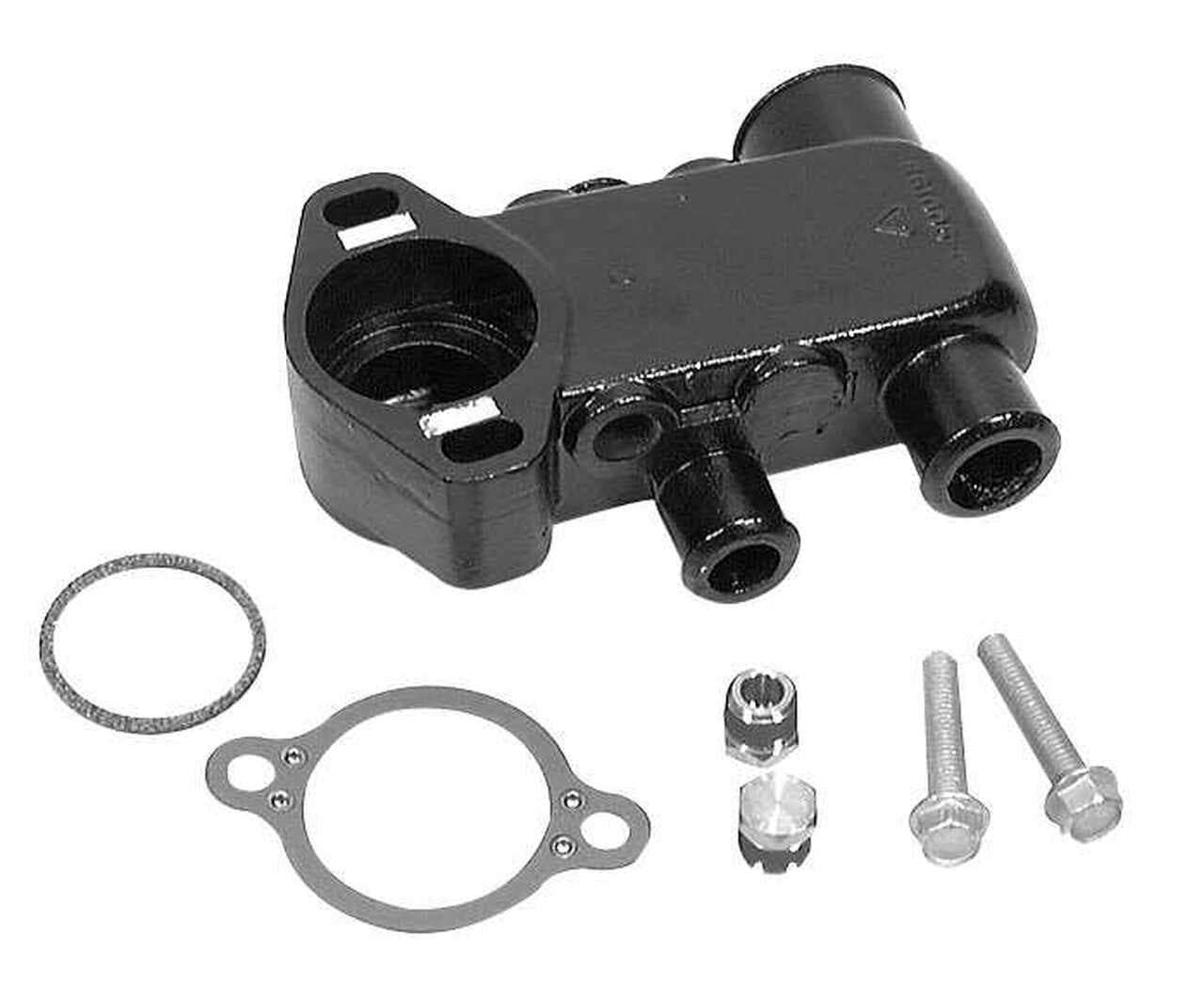 Mercury - Thermostat Housing - Fits MCM/MIE GM V-8 Engines - 8M0061381 — product photograph