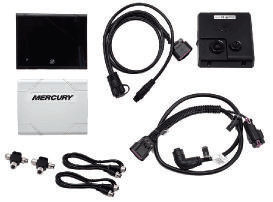 Mercury – VesselView 502 5-Inch Kit | SmartCraft Rigging | Single Engine | Black Finish | 8M0110643 — product photograph