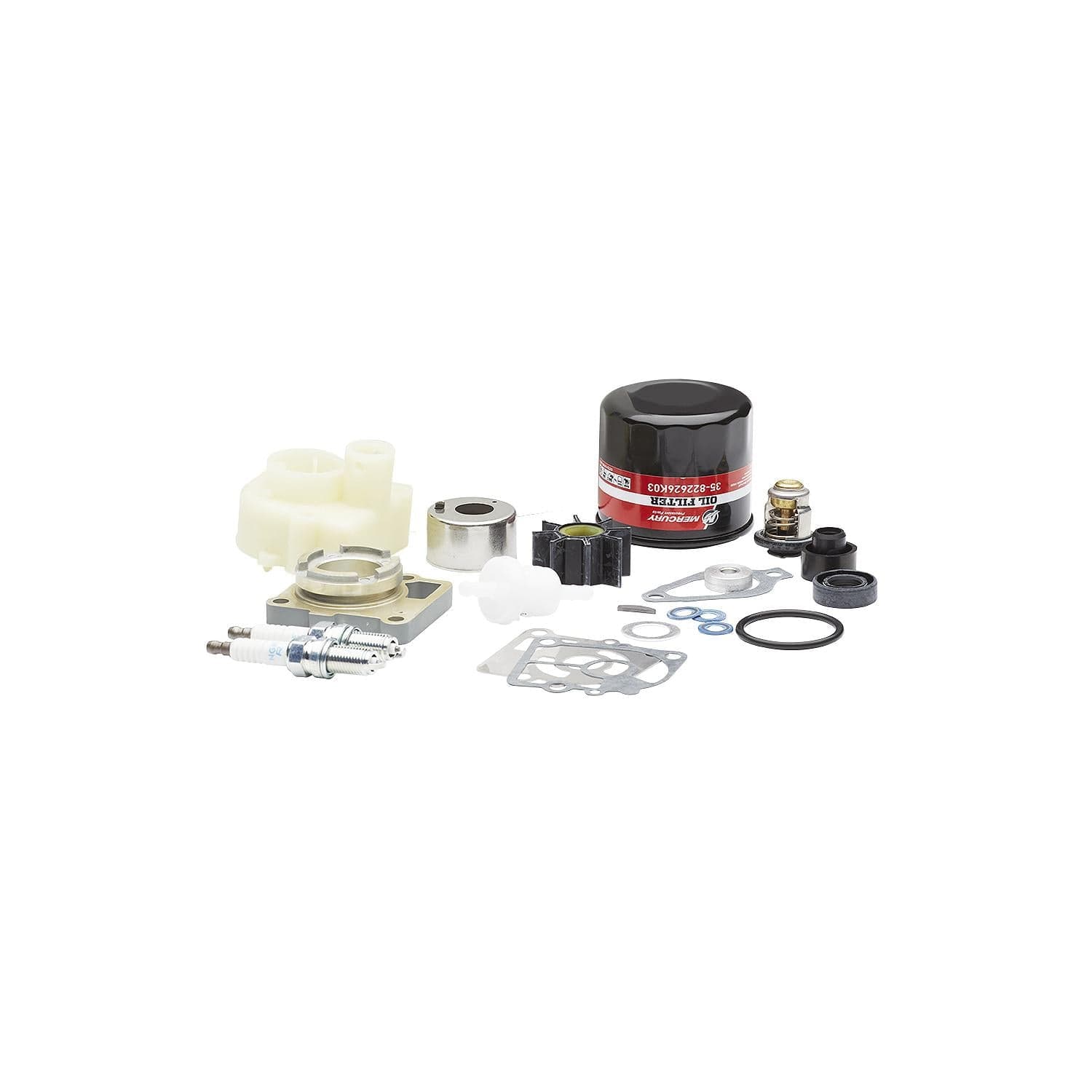 Mercury – 300 Hour Maintenance Kit | FourStroke Service Package | Complete Engine Care Components | 8M0120838 — product photograph