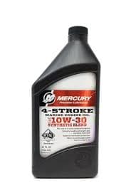 Mercury 4-Stroke Synthetic Blend Engine Oil 10W30 #8M0142141 — product photograph