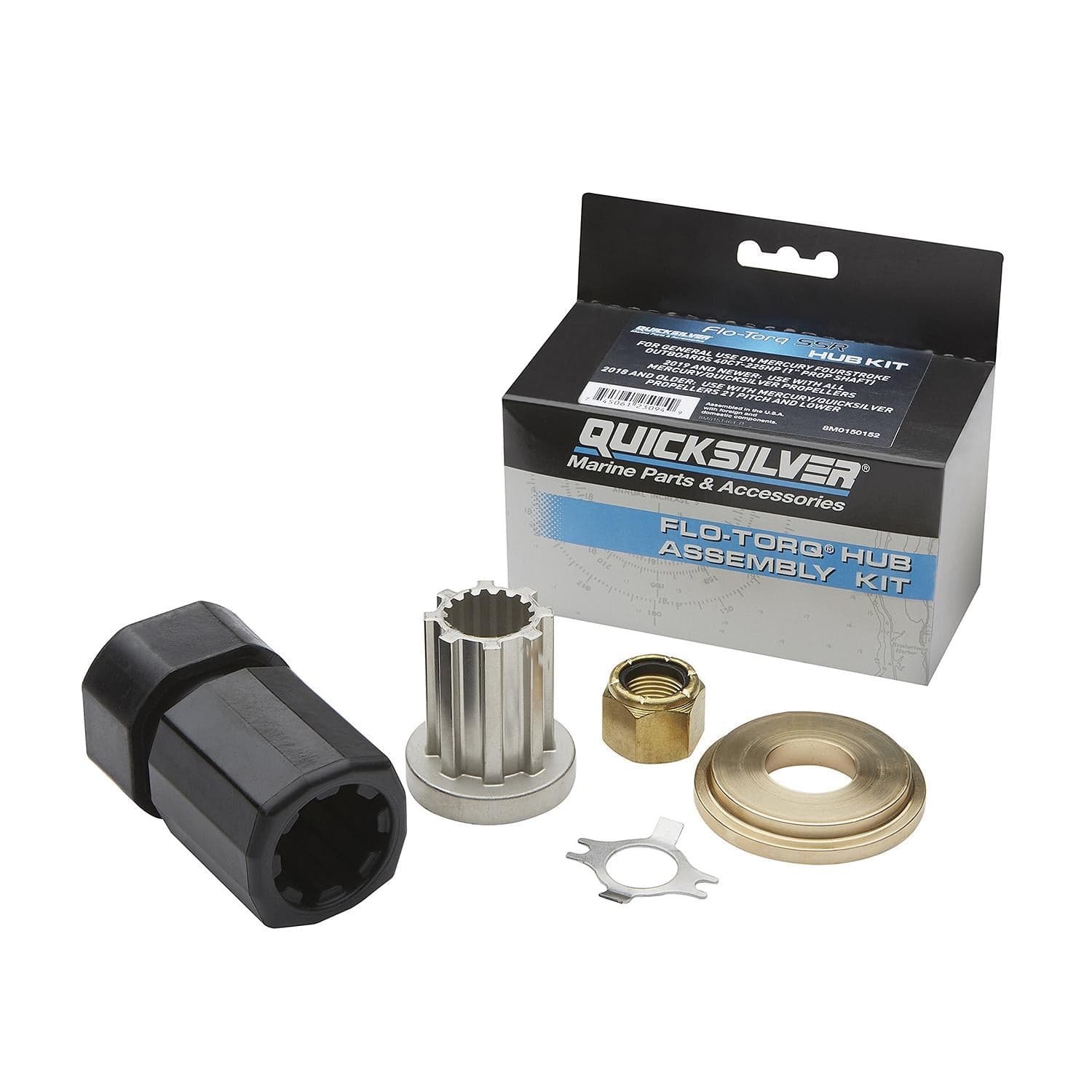 Mercury – Flo-Torq SSR Propeller Hub Kit | Soft-Shift Series | Rubber & Composite | 8M0150152 — product photograph