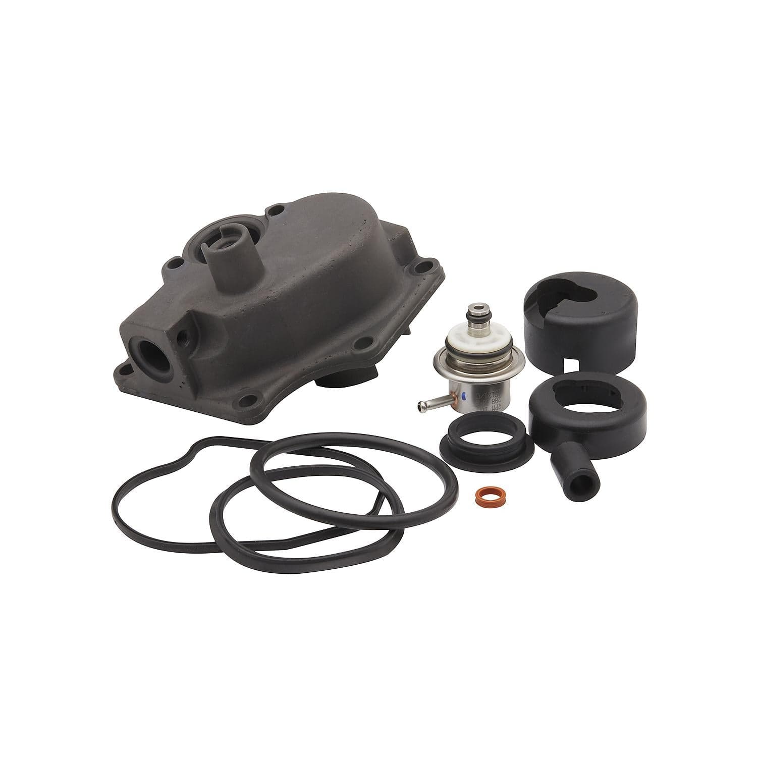 Mercury – Gen III Cool Fuel Module Cover & Seal | MPI Series | Stainless and Aluminum | 8M0178981 — product photograph