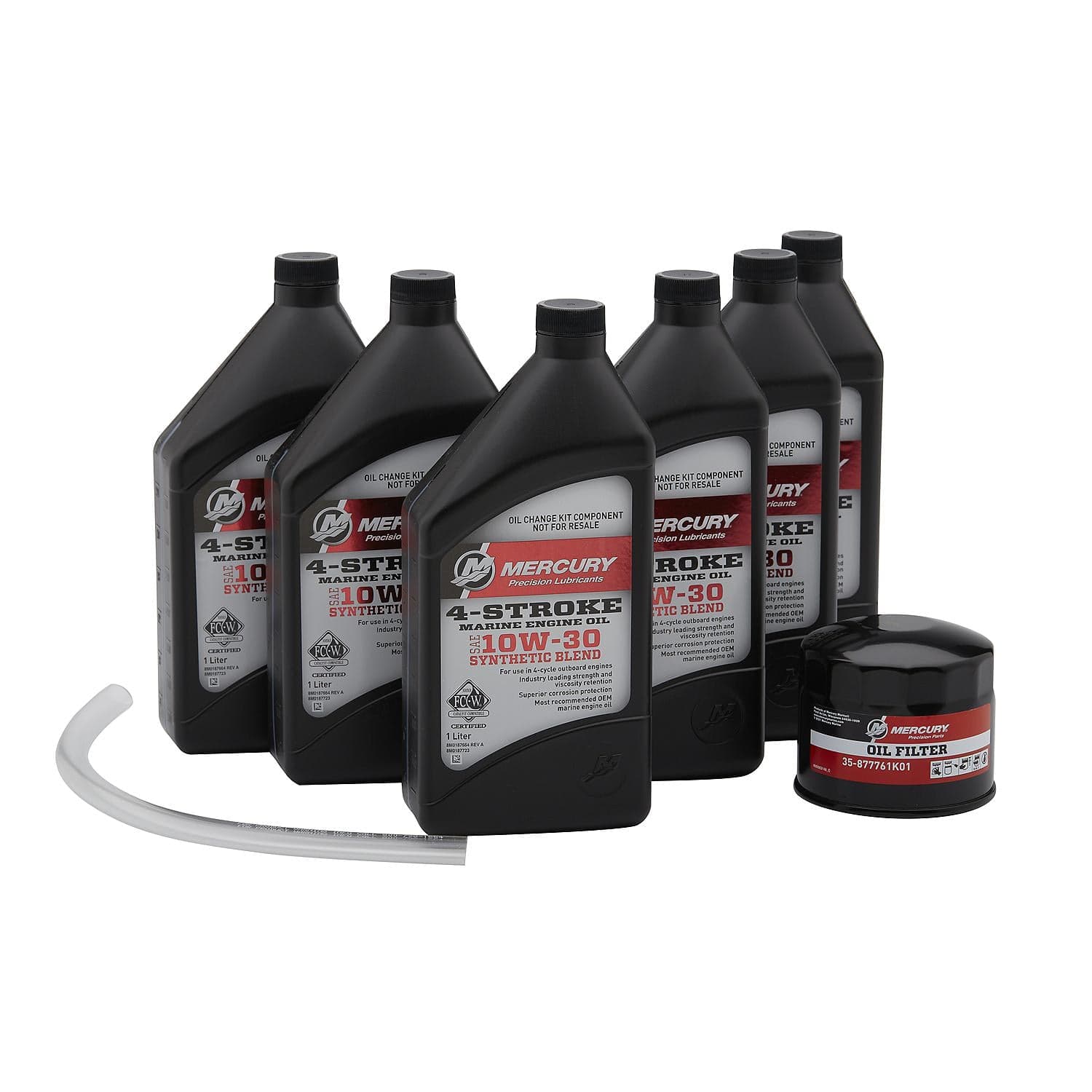 Mercury – 10W-30 4-Stroke Oil Change Kit | Maintenance & Care | Marine-Grade Components | 8M0188357 — product photograph