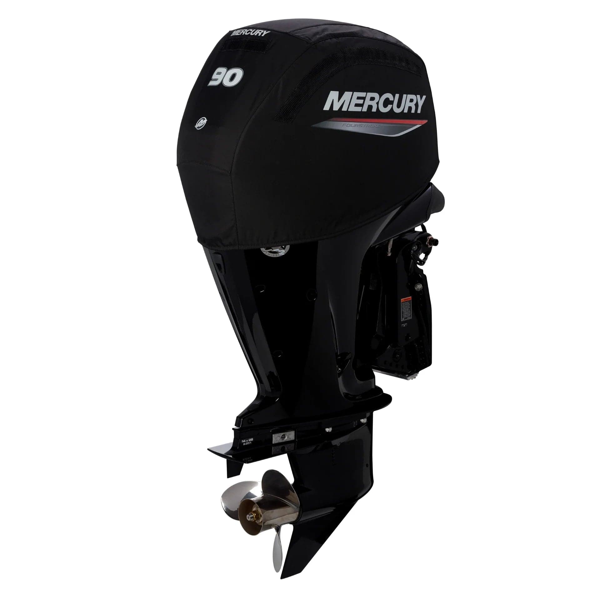 Mercury – Vented Splash Cover for 2.1L 90hp FourStroke Engines | Engine Protection Cover | Black Polysoft II Material | 8M0228507 — product photograph