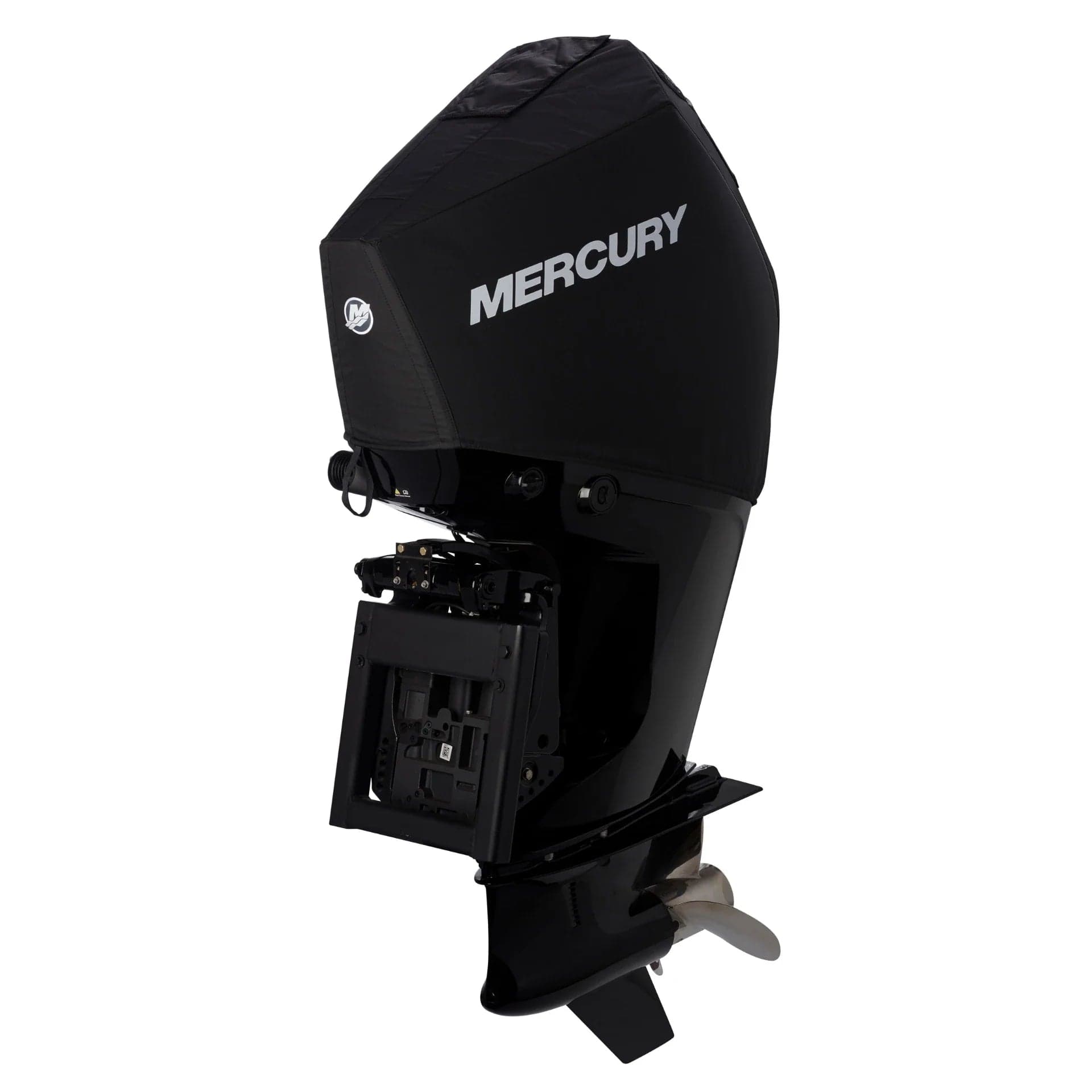 Mercury – Vented Splash Cover | Verado Series | Black Polysoft II Fabric | 8M0228520 — product photograph