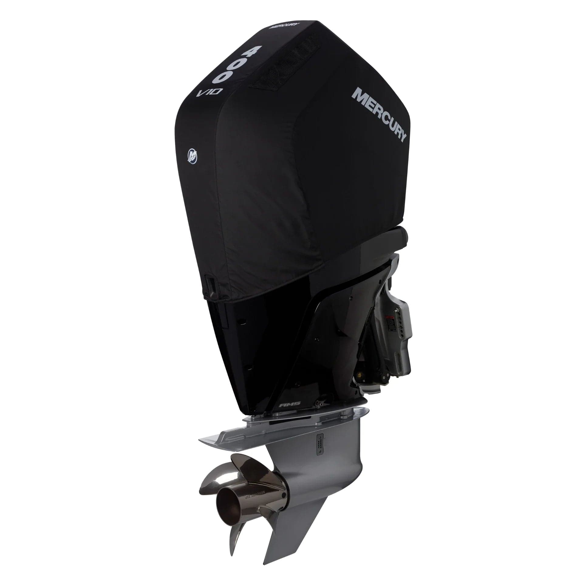 Mercury – Vented Splash Cover | Verado Series | Black Polysoft II Fabric | 8M0228526 — product photograph