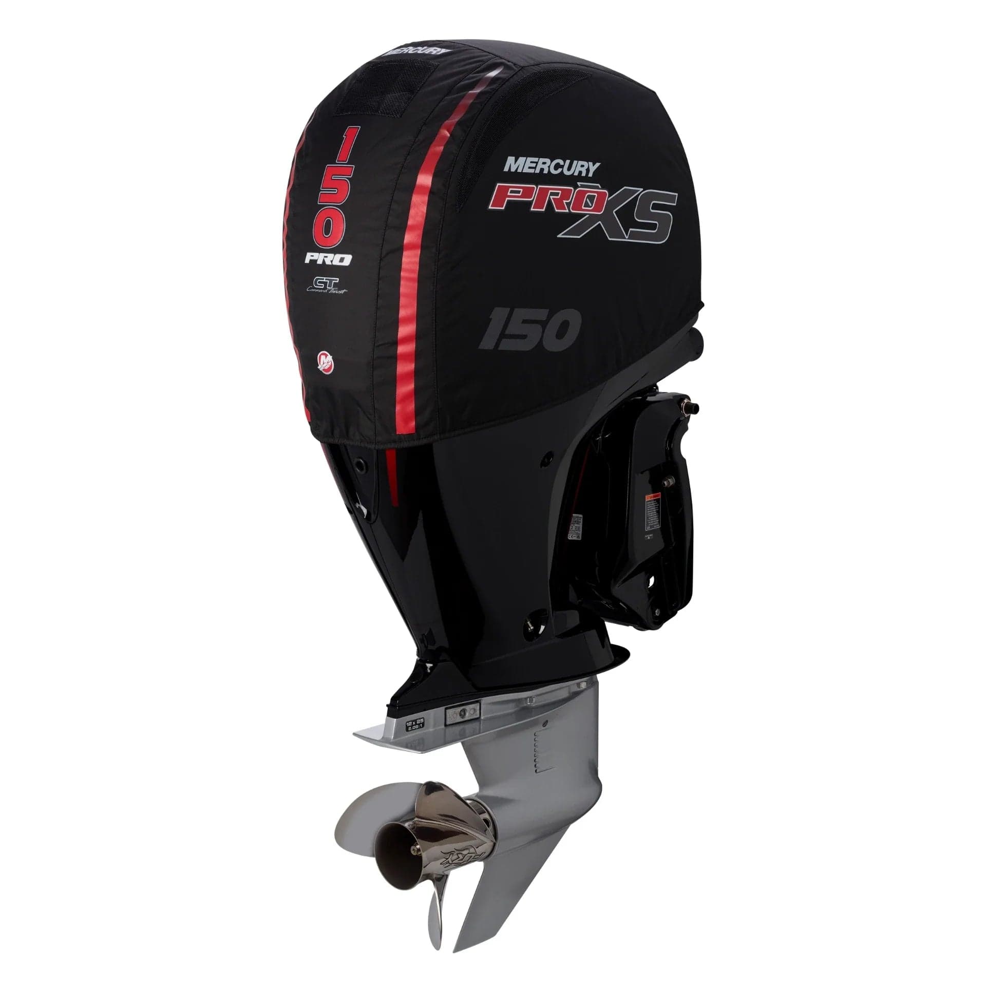 Mercury – Vented Splash Cover for 150hp Pro XS Engines | Engine Protection Cover | Black Polysoft II Material | 8M0228531 — product photograph