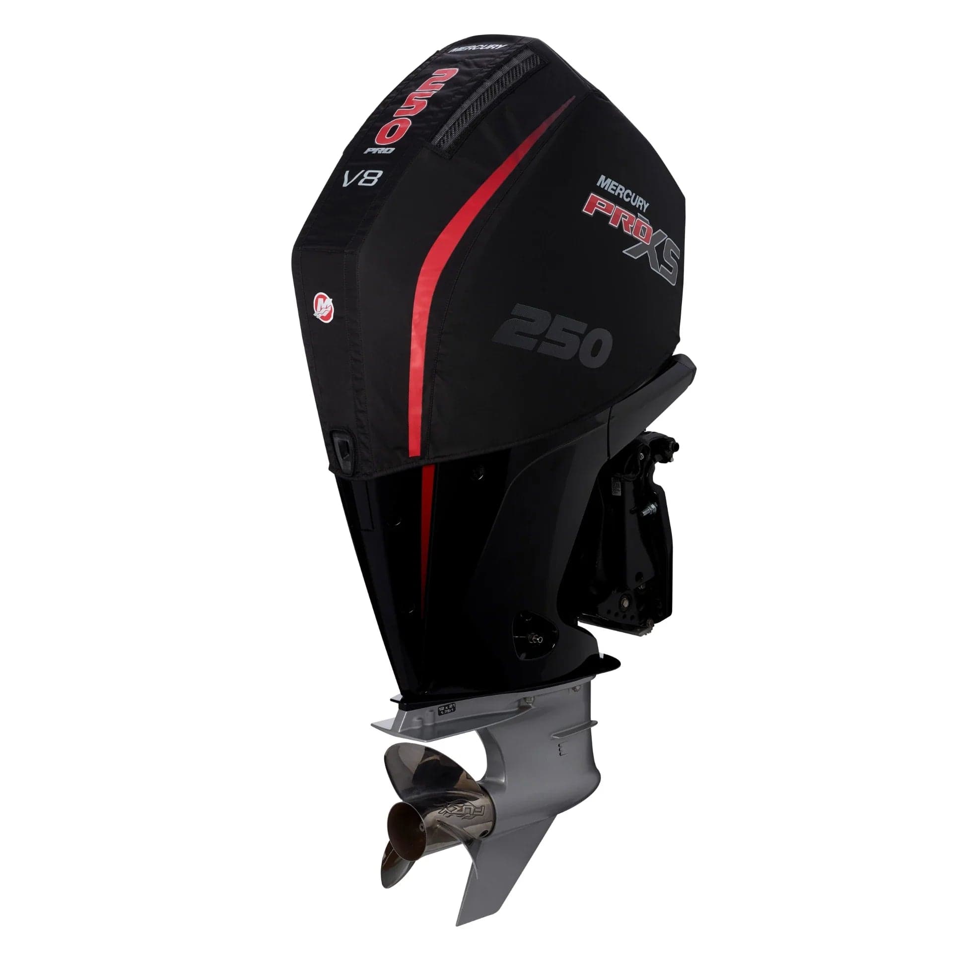 Mercury – Vented Splash Cover | Pro XS V8 Series | Polysoft II Marine Material | 8M0228535 — product photograph