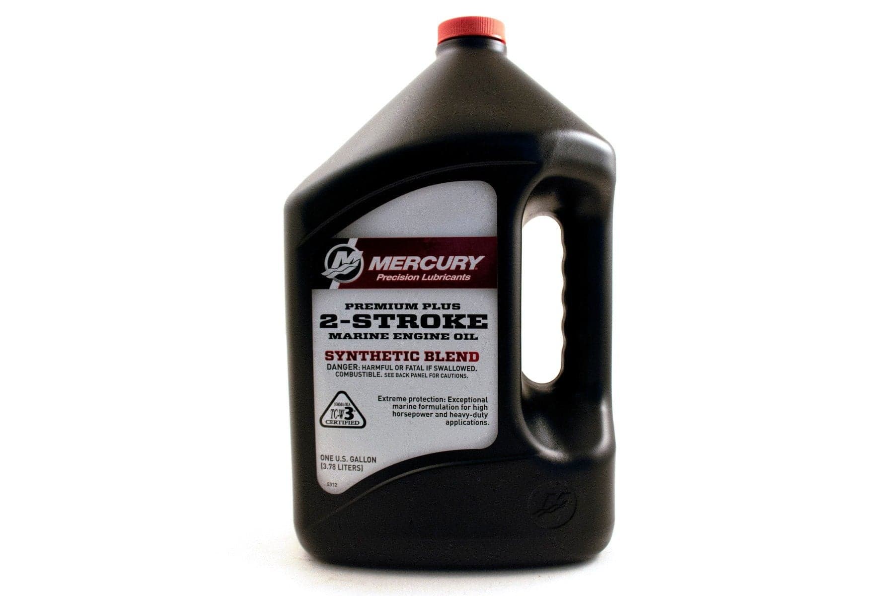 Mercury – Premium Plus 2-Stroke Marine Engine Oil | Synthetic Blend | 858027K01 — product photograph