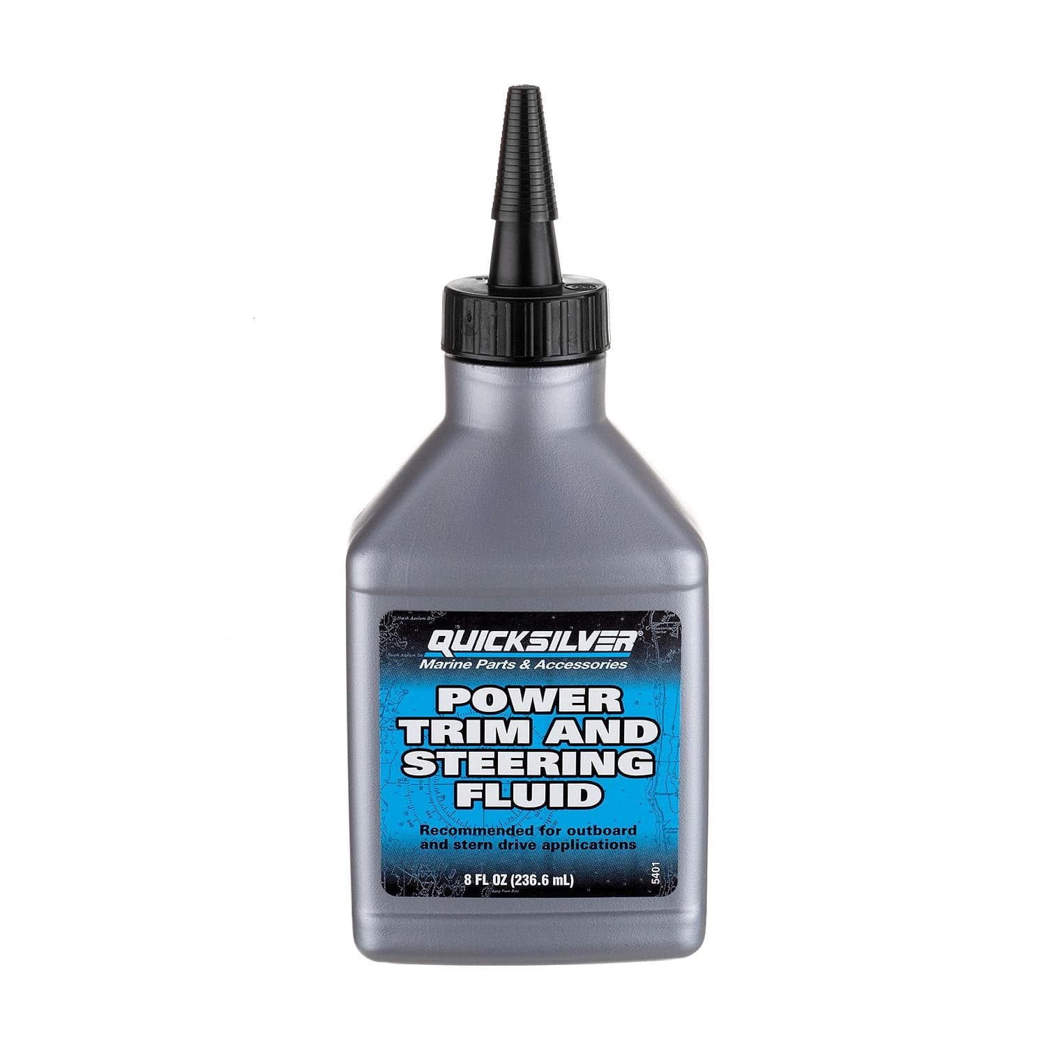 Quicksilver – Power Trim and Steering Fluid | Universal Marine Hydraulic Formula | 858074Q01 — product photograph