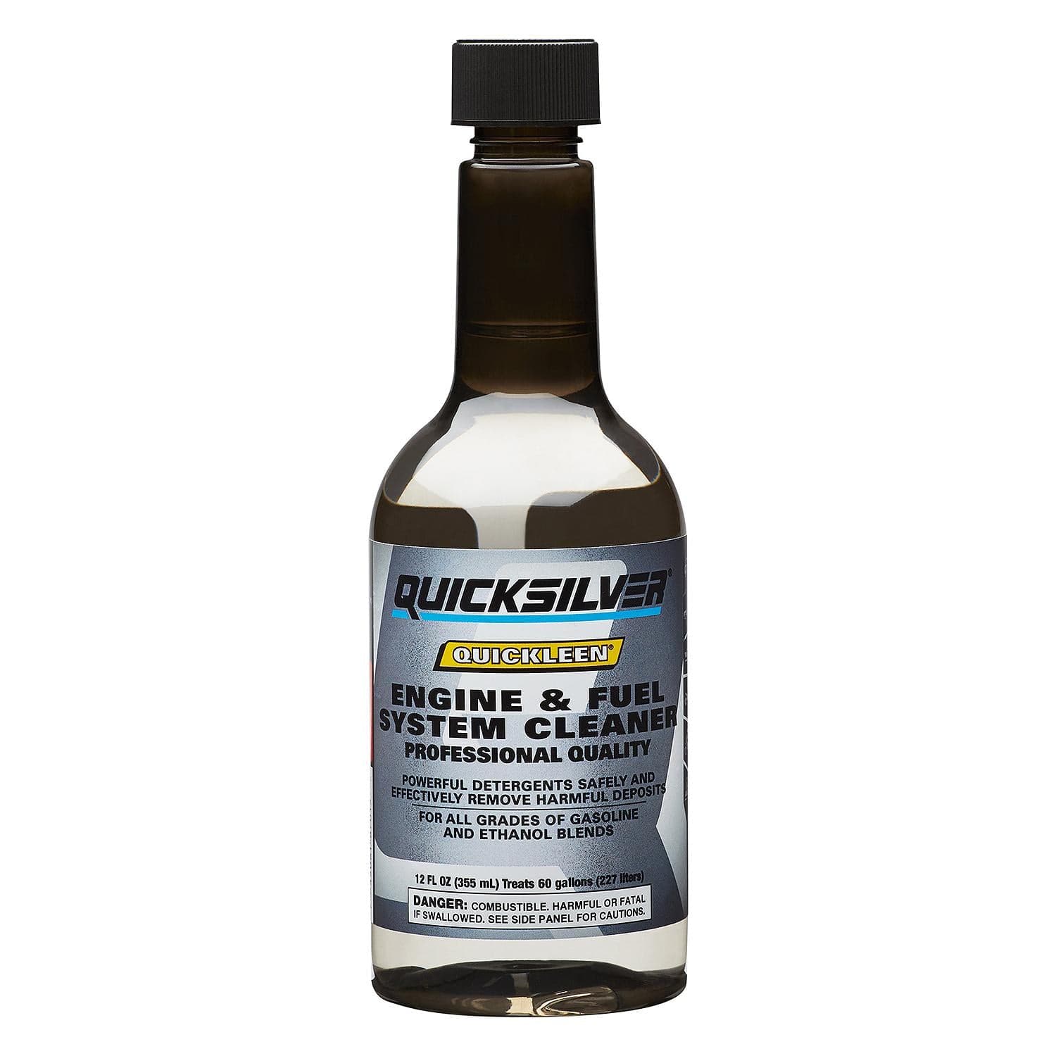 Mercury – Quicksilver Quickleen Engine and Fuel System Cleaner | Fuel Treatment | Liquid Formula | 8M0047921 — product photograph