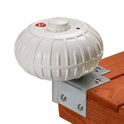 12" Taylor Dock Wheel Bumper with Straight Bracket — storefront image, rights under review