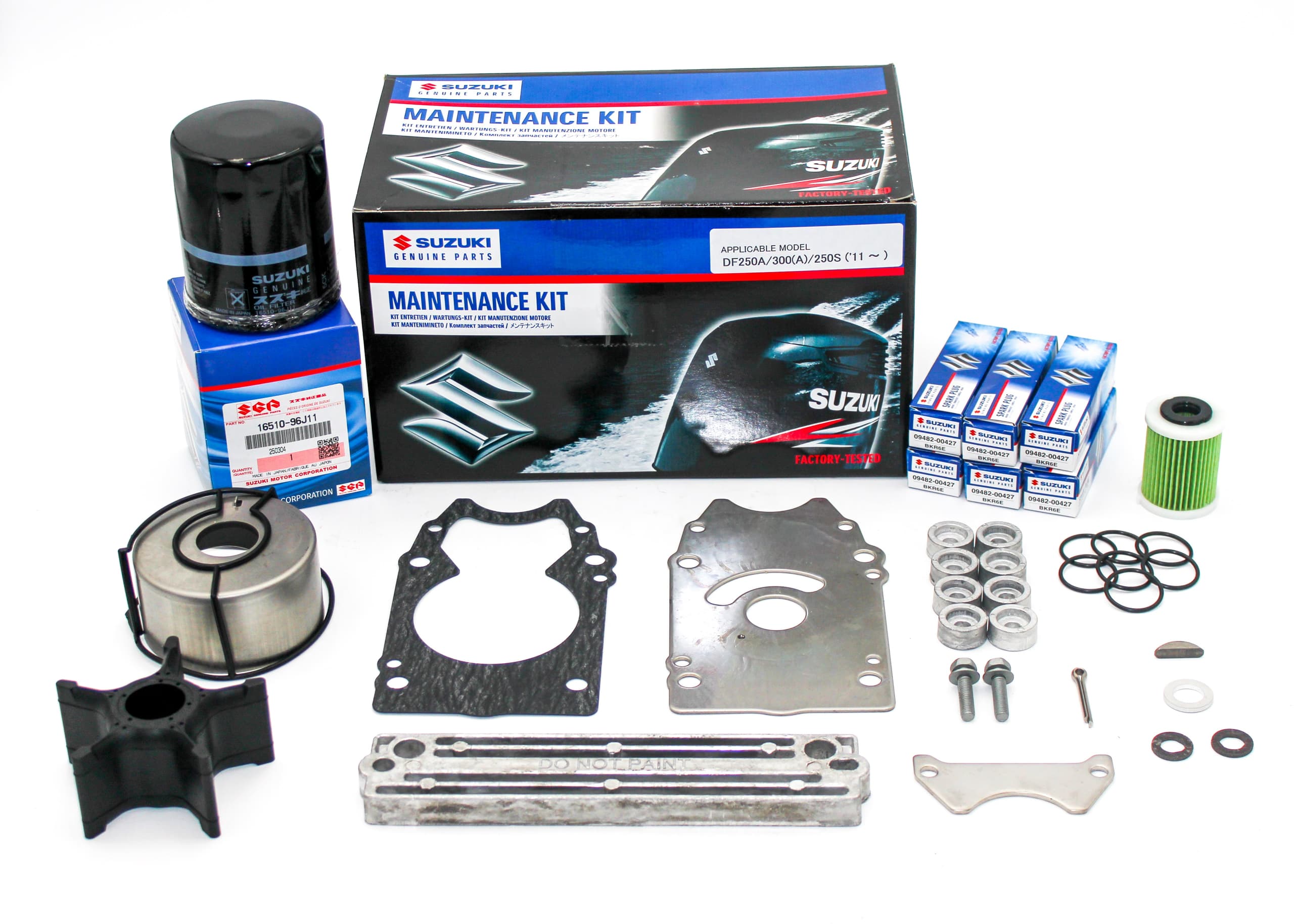 Suzuki DF250AP / DF300AP / DF250SS Service Kit – 2011 to Current – 16500-98J02 (Supersedes 17400-98865) — product photograph