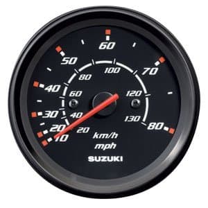 Suzuki - Speedometer - Black - 0-80 MPH - 34100-93J00 — product photograph